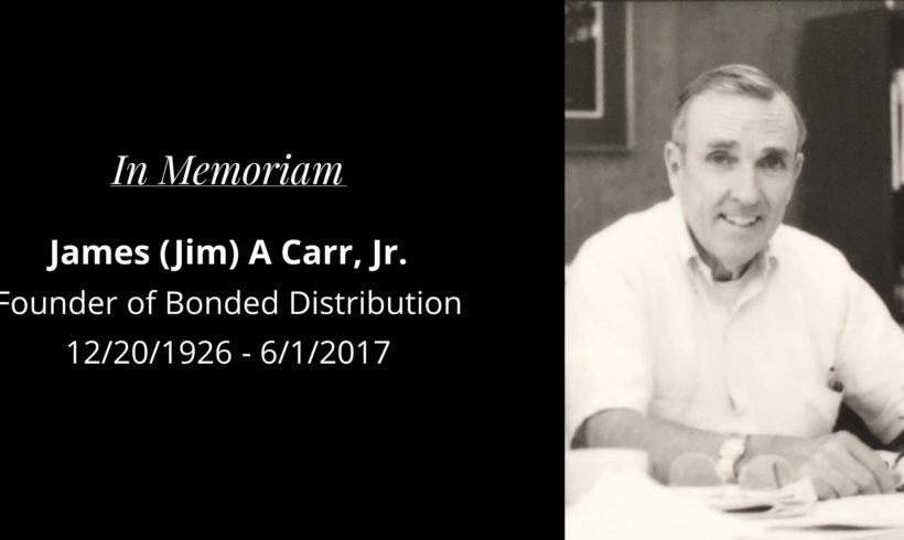 Jim Carr, Bonded’s Founder, Passes Away