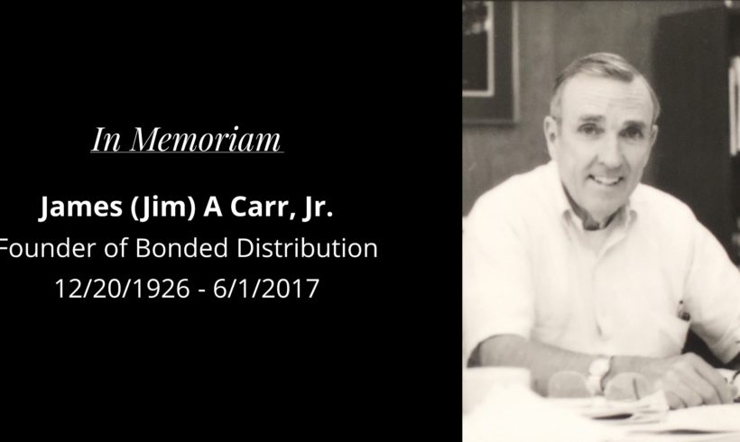 Jim Carr, Bonded’s Founder, Passes Away Jim Carr, Bonded’s Founder, Passes Away