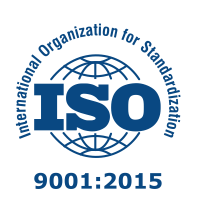 This image has an empty alt attribute; its file name is iso-9001-2015-logo.png
